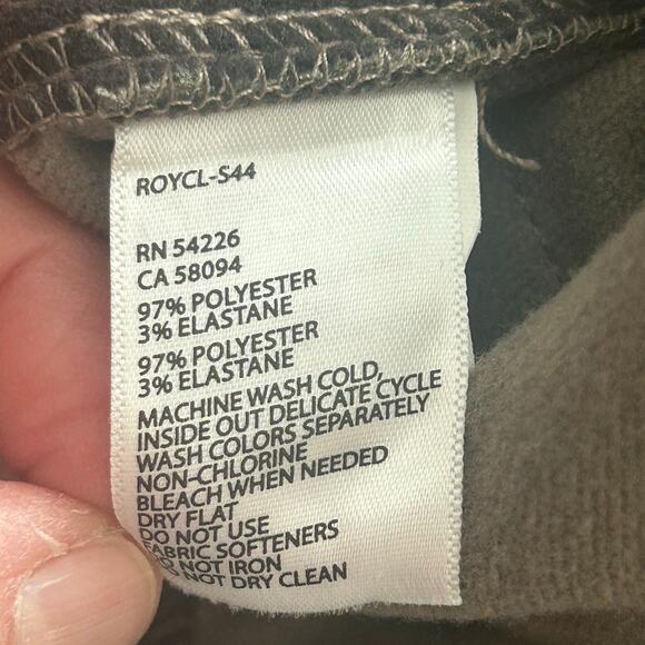 Royal Robbins men's fleece lined hiking  brown green color 38 X 27 1/2 ( hemmed) - Picture 10 of 10